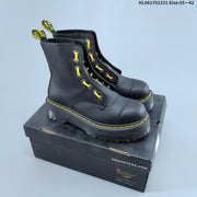 Dr. Martens 1460 Platform Lace-Up Boots in Black