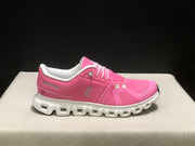 On Cloud 6 Sneakers in Pink and White