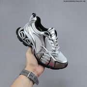 GG-CC Silver Bow Platform Sneakers G26U4372F