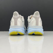HOKA Clifton 9 Running Shoes in Gray and Blue