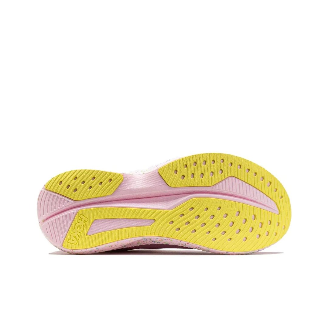 HOKA Pink Running Shoes with Speckled Midsole