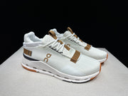 On Cloudnova 2 Sneakers, Ivory and Brown
