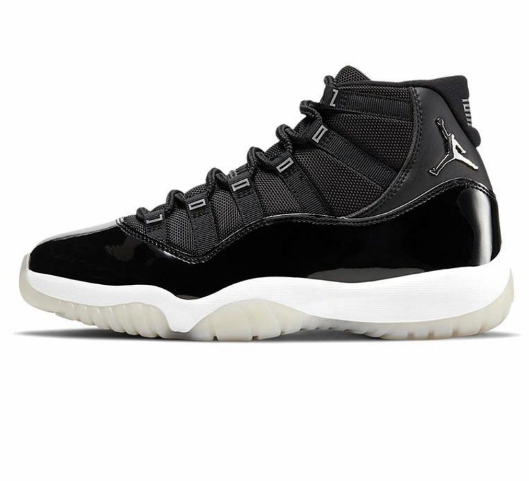 Jordan 11 Retro “Gamma Blue” Black High-Top Sneakers 378037-011