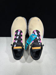 On Cloudmonster Running Shoes, Pale Yellow and Orange