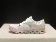 On Cloud X 4 Sneakers White Yellow Pink