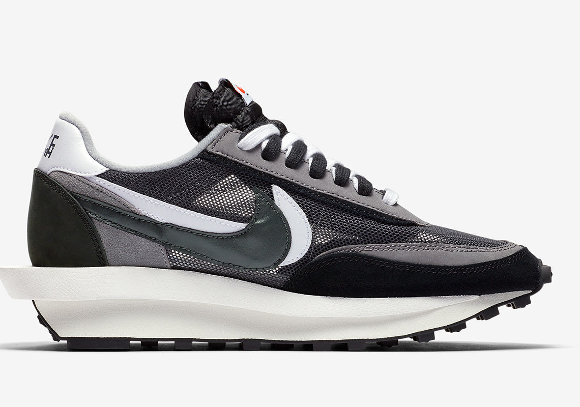Nike Sacai LDWaffle Black Grey Sneakers BV0073-001