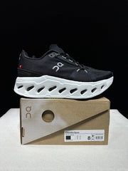 On CloudEclipse Black and White Running Shoes