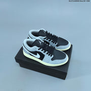 Nike Air Jordan 1 Low Sneakers, White and Color-Accent Styles