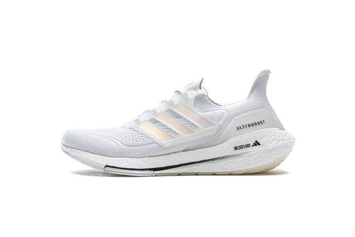 adidas UltraBoost 21 White Running Shoes FY0846
