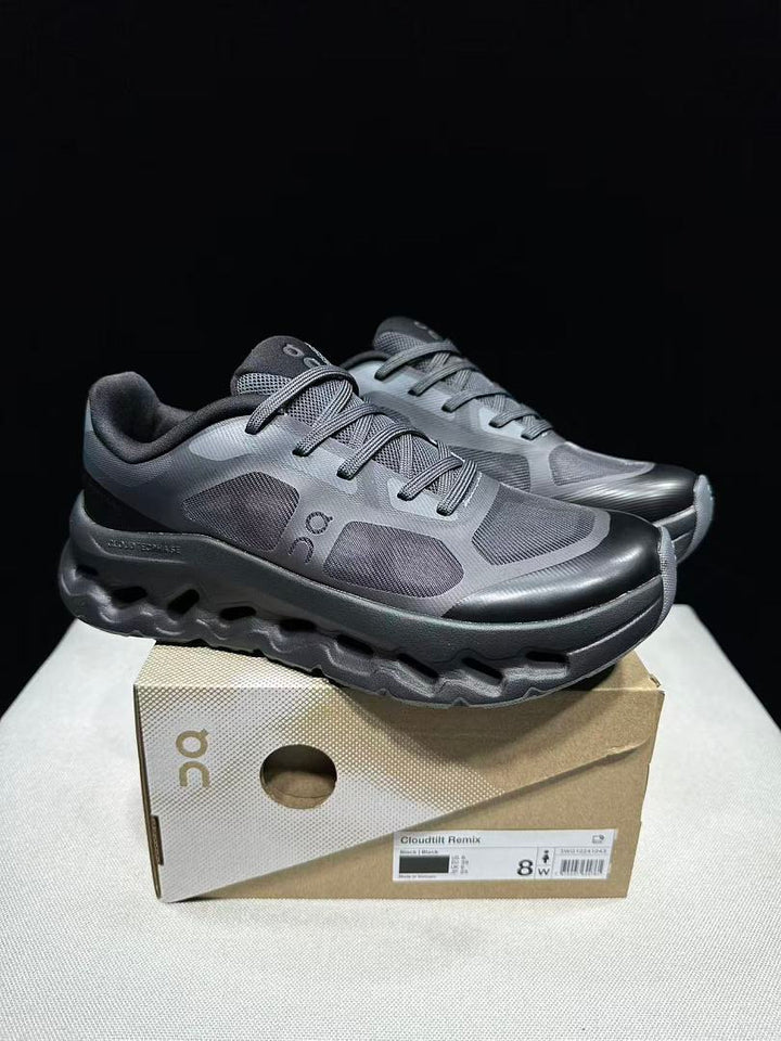 On Cloudtilt Remix Sneakers in Gray and Black