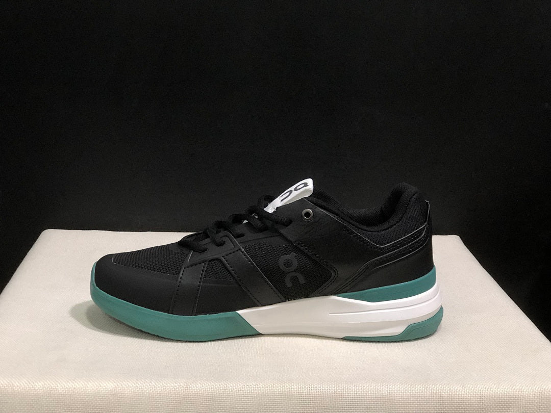 On The Roger Clubhouse Pro Black Green Sneakers