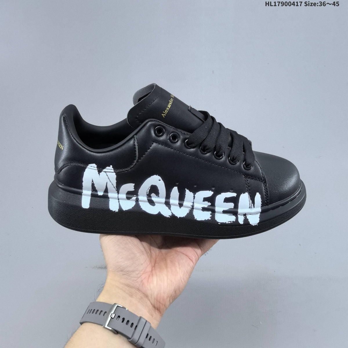 Alexander McQueen Oversized Low-Top Sneakers with Logo