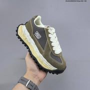 Maison Mihara Yasuhiro Larry Low-Top Sneakers in Olive