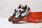 Nike Jacquemus Low-Profile Sneakers in Brown and White
