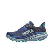 HOKA Challenger 7 Trail Running Shoes, Navy and Teal