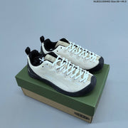 KEEN Jasper Low-Top Outdoor Sneakers, Cream and Black, 1022266