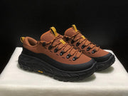 HOKA Tor Summit Hiking Shoes in Brown and Black