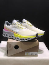 On Cloudmonster 2 Running Shoes, Lime and White