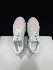 On Cloudsurfer Trail 2 Trail Running Shoes, Ivory and Coral