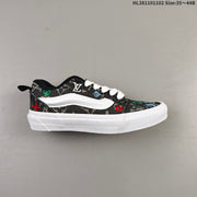 Vans Knu Skool Low-Top Sneakers in Monogram Print