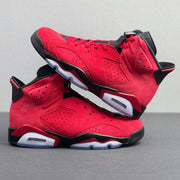 Air Jordan 6 Retro Toro Red and Black Sneakers CT8529-600