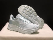 HOKA Clifton 10 White Running Shoes
