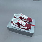 Prada America's Cup Low-Top Sneakers, Patent-Style Colorways