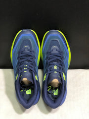 HOKA Speedgoat 5 Trail Running Shoes, Navy and Lime