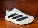 Adidas White Running Shoes with Black Stripes
