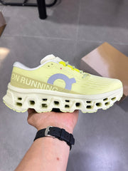 On Running Cloudmonster 2 Sneakers in Pale Yellow