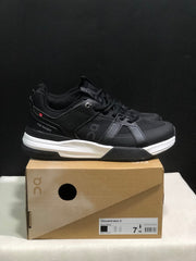 On The Roger Clubhouse Pro Black and White Sneakers
