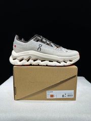 On Cloudtilt Sneakers in Gray and Apricot