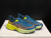 HOKA Speedgoat 6 Trail Running Shoes Blue Yellow