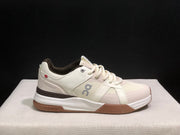 On THE ROGER Clubhouse Pro Tennis Shoes White Brown