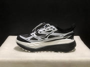 HOKA Stinson One 7 Black and White Trail Sneakers