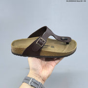 Birkenstock Arizona and Gizeh Sandals in White and Brown