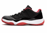 Jordan Air Jordan 11 Low Black Red Sneakers 528895-102