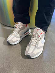 Nike Air Max Dawn Sneakers Grey White Red DQ3991-003
