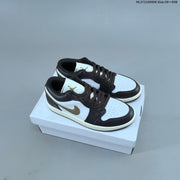 Nike Air Jordan 1 Low Sneakers, White and Color-Accent Styles