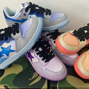 BAPE SK8 STA Low-Top Sneakers in Orange Gradient