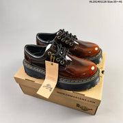 Dr. Martens 1460 Smooth Platform Lace-Up Shoes, Dark Brown
