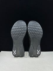 On Cloudboom Strike LS Black Silver Running Shoes