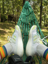 Adidas UltraBoost 22 GX5913 White Green Running Sneakers