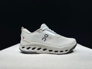 On Cloudsurfer Trail 2 Shoes in Gray and White