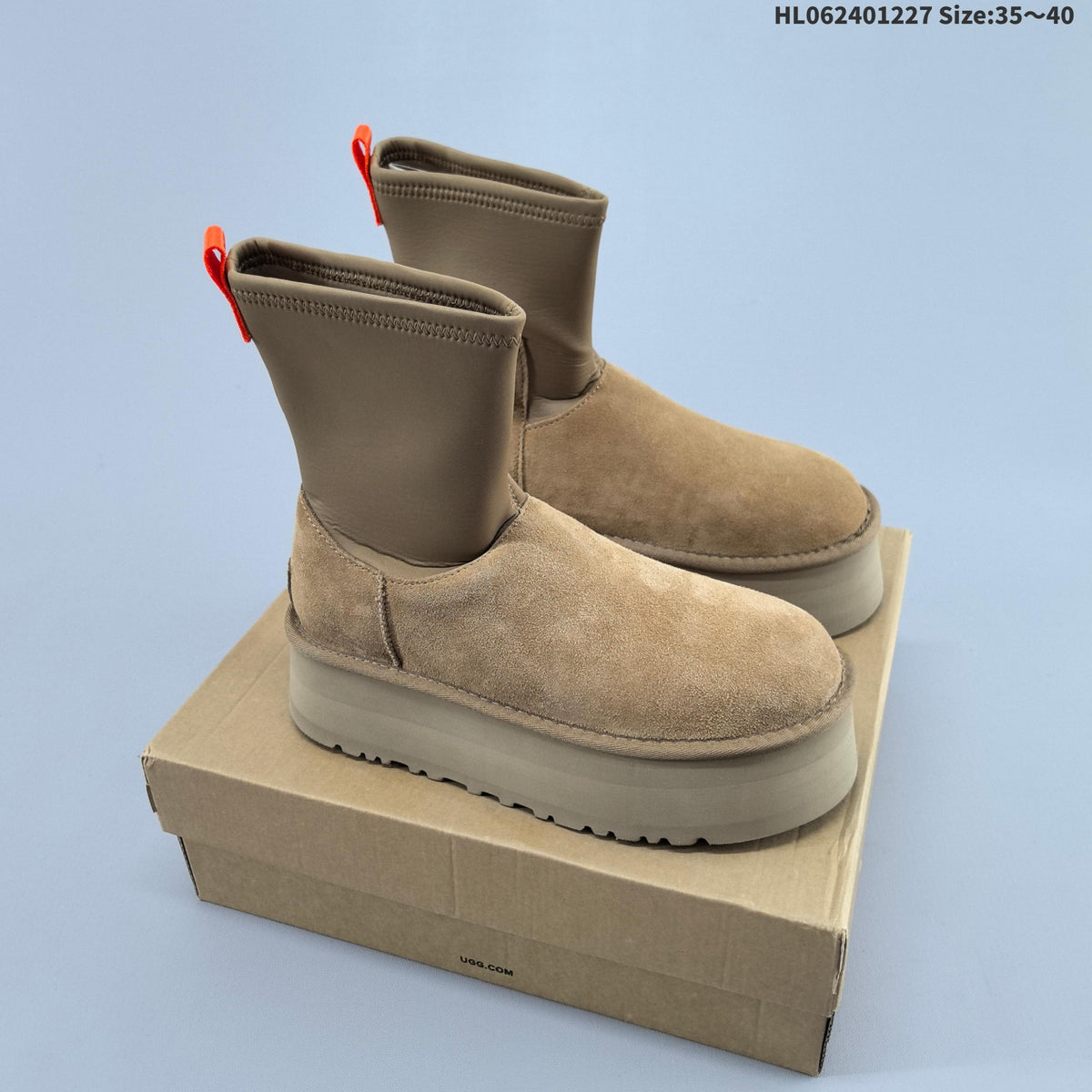 UGG Women’s Treadlite Suede Platform Winter Boots