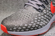 Nike Air Zoom Pegasus 35 Running Shoes, Grey/Crimson 942851-006
