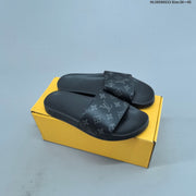 Gucci HL58500523 Monogram Slide Sandals