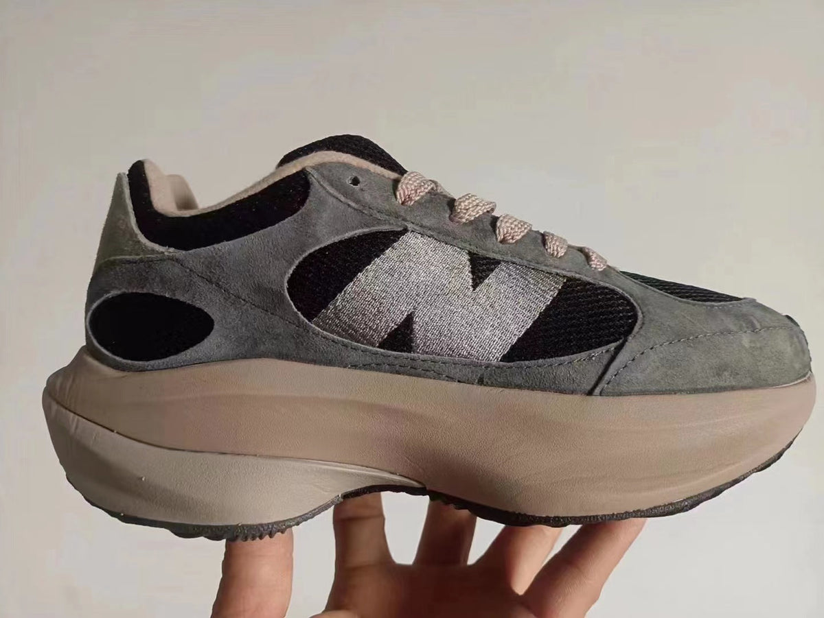New Balance 9060 Grey and Black Chunky Sneakers