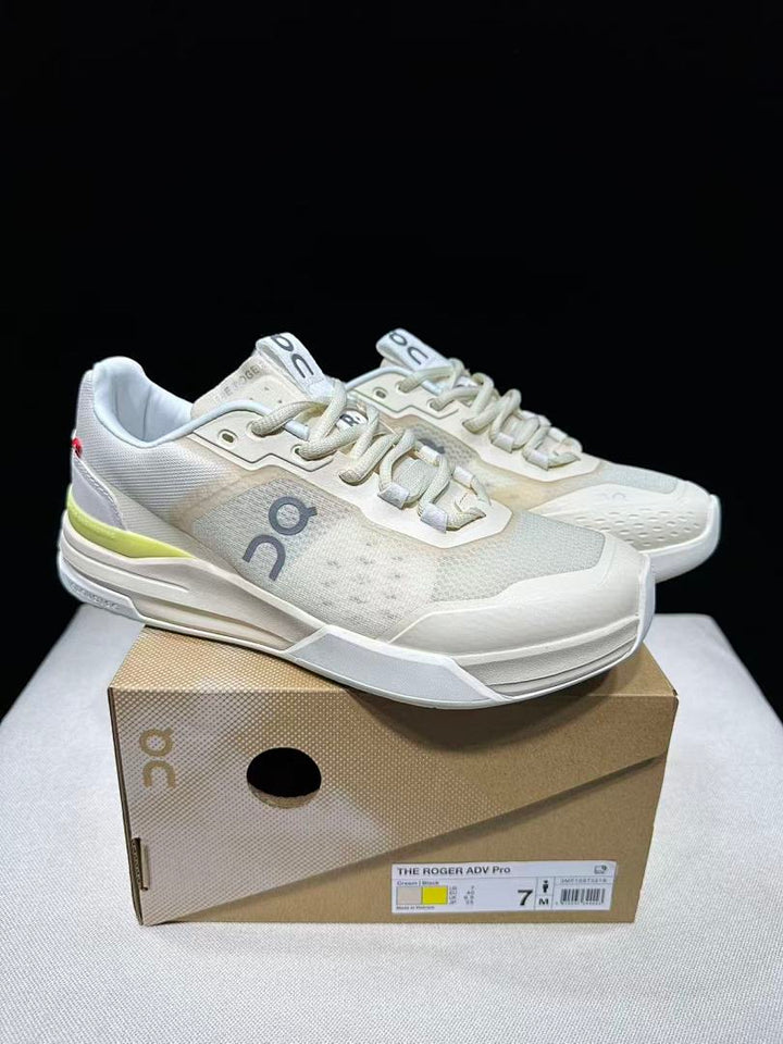 On The Roger Advantage Pro Tennis Sneakers Cream