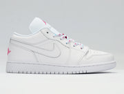 Jordan Air Jordan 1 Low White Pink Sneakers 554723-102